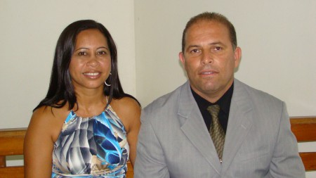 Diaconiza Gilcimar e o Pastor Jorge Fernando